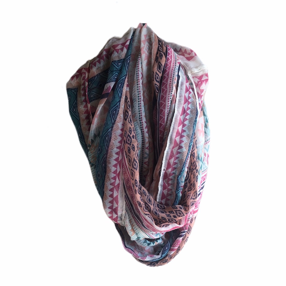 Charlotte Russe Aztec Patterned Scarf